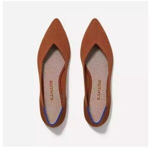 Like New  Rothy’s The Point in Brandy size US 8 (EU 38.5) (UK 5.5)